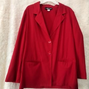 Red blazer